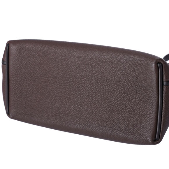 HERMES Togo Swift 24/24 29 Chocolate Ebene Brown Black Shoulder Bag - Picture 2 of 12